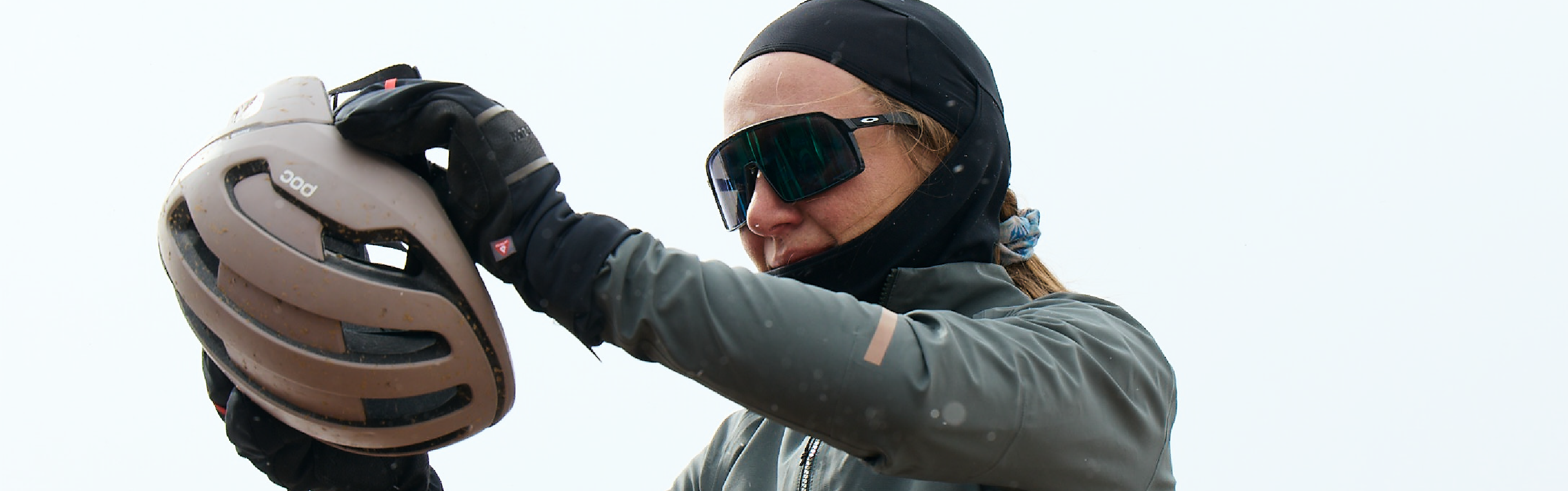 Cyclist Wearing Balaclava